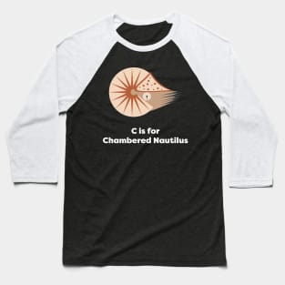 Chambered Nautilus Baseball T-Shirt